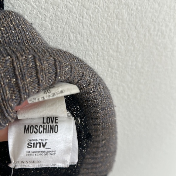 Love Moschino Shimmer Color Block Knit Dress - Picture 8 of 9